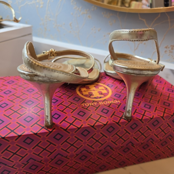 Tory Burch Gold Women's Sandals - Picture 3 of 5
